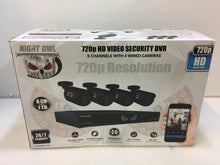 Load image into Gallery viewer, Night Owl CL-HDA841-720 720p Security System w/ 1TB HDD DVR & 4 Cameras