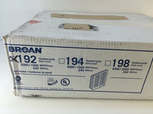 Load image into Gallery viewer, Broan 192 16-13/32" x 20-19/64" 2,000w High-Capacity Wall Heater, White