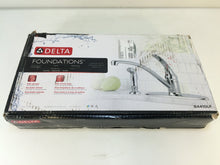 Load image into Gallery viewer, Delta Foundations B4410LF Single Handle Kitchen Faucet With Spray Chrome