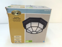 Load image into Gallery viewer, Hampton Bay HB7072LED-05 Black Outdoor LED Flushmount 1000640737