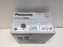 Load image into Gallery viewer, Panasonic KX-TGF352N Corded Cordless Phone 2-Handsets Champagne Gold