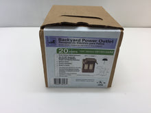 Load image into Gallery viewer, GE 2-20 Amp Backyard Outlet with GFCI Receptacles U012010GRP