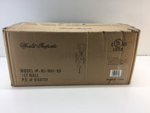 Load image into Gallery viewer, World Imports Avila Collection 1-Light Bronze Wall Sconce WI168189