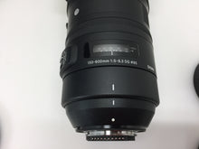 Load image into Gallery viewer, Sigma 150-600mm F5-6.3 DG OS HSM Zoom Lens for Nikon with Hood LH1050-01