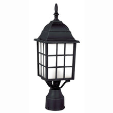 Load image into Gallery viewer, Trans Globe Lightning Cityscape 1-Light Outdoor Black Post Top Lantern 4421BK