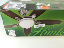 Load image into Gallery viewer, Hunter 59013 Contempo 52 in. Indoor Brushed Nickel Ceiling Fan
