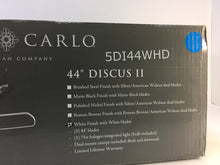 Load image into Gallery viewer, Monte Carlo 5DI44WHD Discus II 44" White Ceiling Fan