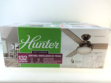 Load image into Gallery viewer, Hunter 59211 Sentinel 52 in. LED Indoor Brushed Slate Ceiling Fan