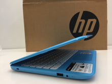Load image into Gallery viewer, Laptop Hp Stream 11-AH110NR 11.6" Celeron N4000 1.1Ghz 4GB 32GB eMMC Win10 Blue