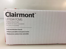 Load image into Gallery viewer, Pfister LF-534-7CMS Clairmont Pull-Out Sprayer Kitchen Faucet Stainless Steel