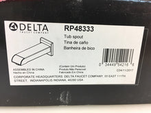 Load image into Gallery viewer, Delta RP48333 Arzo and Vero 7" Metal Non-Diverter Tub Spout in Chrome