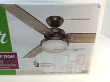 Load image into Gallery viewer, Hunter 59211 Sentinel 52 in. LED Indoor Brushed Slate Ceiling Fan