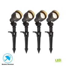 Load image into Gallery viewer, Hampton Bay Low-Voltage 20W Equivalent LED Landscape Flood Light IWH1501LS-2-4PK