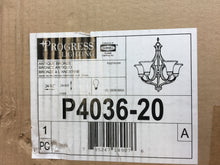 Load image into Gallery viewer, Progress Lighting Applause 5-Light Antique Bronze Chandelier P4036-20