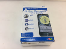 Load image into Gallery viewer, Intermatic T101D89 T101 Series 40 Amp 125V SPST 24 Hour Mechanical Time Switch