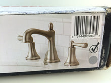 Load image into Gallery viewer, Delta Rila 8" Widespread 2-Handle Bathroom Faucet Brush Nickel 35774LF-SP