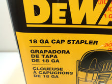 Load image into Gallery viewer, DEWALT DWSL18CAP 18-Gauge Pneumatic Cap Stapler