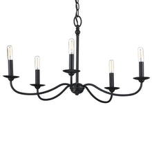 Load image into Gallery viewer, Progress Lighting Pacolet 5-Light Textured Black Chandelier P400233-031