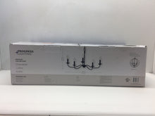 Load image into Gallery viewer, Progress Lighting Pacolet 5-Light Textured Black Chandelier P400233-031