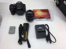 Load image into Gallery viewer, Nikon D3500 24.2MP DSLR Camera with AF-P DX 18-55mm VR Lens Black, NOB