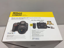 Load image into Gallery viewer, Nikon D5600 24MP DSLR Bundle with 18-55mm VR, 70-300mm Lens, Camera Bag
