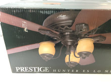 Load image into Gallery viewer, Hunter Prestige Torrence 55045 64" Provence Crackle Bronze Ceiling Fan