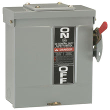 Load image into Gallery viewer, GE 200 Amp 240-Volt Fusible Outdoor General-Duty Safety Switch TG4324R