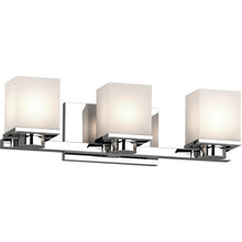 Load image into Gallery viewer, Volume Lighting Sharyn 3-Light Chrome Indoor Bathroom Vanity Wall Sconce 1153-3