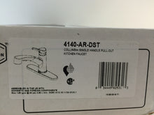 Load image into Gallery viewer, Delta Collins 1-Handle Sprayer Kitchen Faucet in Arctic Stainless 4140-AR-DST