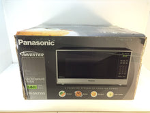 Load image into Gallery viewer, Panasonic NN-SN755S 1.6 Cu Ft 1250W 15" Stainless Steel Black Microwave