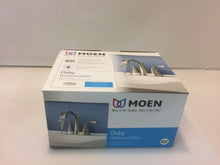 Load image into Gallery viewer, Moen WS84660SRN Oxby 4" Spot Resist Brushed Nickel 2-Handle Bathroom Faucet