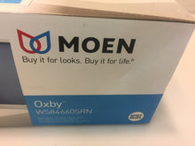 Load image into Gallery viewer, Moen WS84660SRN Oxby 4" Spot Resist Brushed Nickel 2-Handle Bathroom Faucet