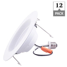 Load image into Gallery viewer, Simply Conserve 75W Equivalent 5" 6" Recessed Dimmable LED Retrofit Kit, 12-Pack