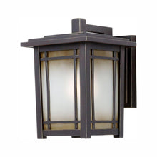 Load image into Gallery viewer, Home Decorators Port Oxford 1-Light Oil Rubbed Chestnut Wall Lantern Sconce