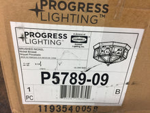 Load image into Gallery viewer, Progress Lighting P5789-09 11.13" 4-Light Brushed Nickel Flushmount