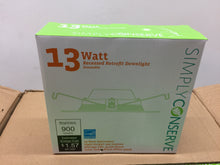 Load image into Gallery viewer, Simply Conserve 75W Equivalent 5" 6" Recessed Dimmable LED Retrofit Kit, 12-Pack