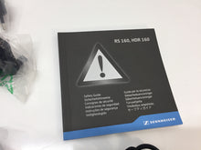 Load image into Gallery viewer, Sennheiser RS160 Headband Wireless Headphones Black 502873