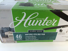 Load image into Gallery viewer, Hunter 59177 Antero 46" Indoor Brushed Nickel Ceiling Fan w/ Light 1001249420