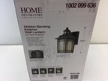 Load image into Gallery viewer, HDC 22211 Port Oxford Oil-Rubbed Chestnut Motion Sensor Wall Lantern 1002099636