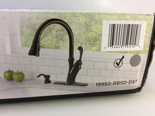 Load image into Gallery viewer, Delta 19950-RBSD-DST Arabella 1-Handle Pull-Down Sprayer Kitchen Faucet Bronze