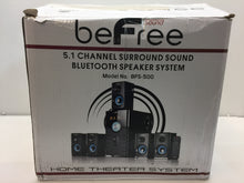Load image into Gallery viewer, beFree Sound BFS-500 5.1 CH Surround Sound Bluetooth Speaker System Blue NOB