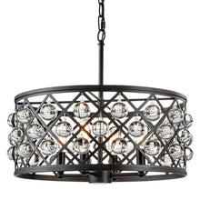 Load image into Gallery viewer, HDC HD-1258 Pennington Crest 4-Light Antique Bronze Pendant 1002099899