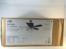 Load image into Gallery viewer, Hampton Bay AC438-VPW Garrison 52 in. Indoor Gunmetal Ceiling Fan 640656