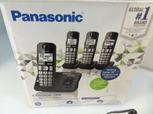 Load image into Gallery viewer, Panasonic KX-TG3634B Cordless Phone System with Answering Machine, Black