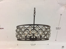 Load image into Gallery viewer, HDC HD-1258 Pennington Crest 4-Light Antique Bronze Pendant 1002099899