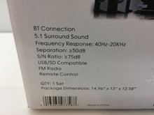 Load image into Gallery viewer, Befree Sound BFS-430 5.1 Channel Surround Bluetooth Speaker System NOB