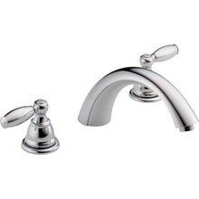 Load image into Gallery viewer, Peerless PTT298696 2-Handle Deck-Mount Roman Tub Faucet Trim Kit Chrome
