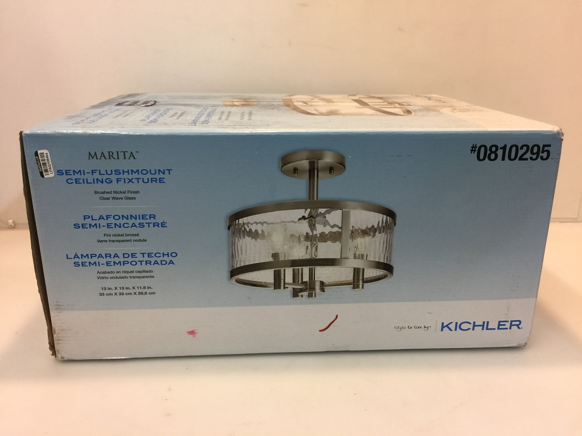 Kichler marita semi flush mount deals