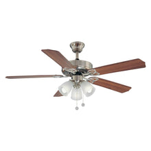 Load image into Gallery viewer, Brookhurst 52 in. Indoor Brushed Nickel Ceiling Fan YG268-BN 549510