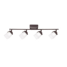 Load image into Gallery viewer, Hampton Bay 17208S4-BZ 4-Light Bronze LED Track Lighting Kit 1001573382